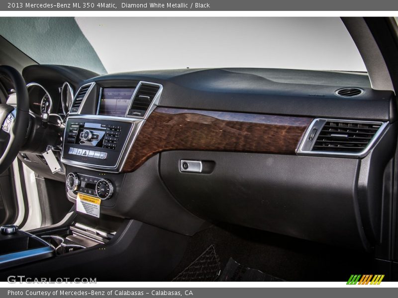 Diamond White Metallic / Black 2013 Mercedes-Benz ML 350 4Matic