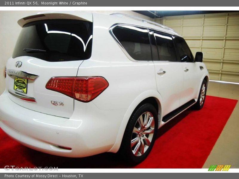 Moonlight White / Graphite 2011 Infiniti QX 56