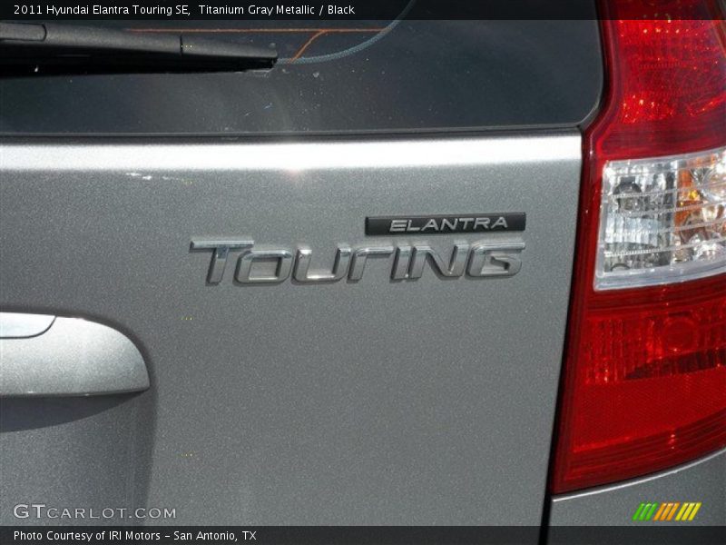 Titanium Gray Metallic / Black 2011 Hyundai Elantra Touring SE