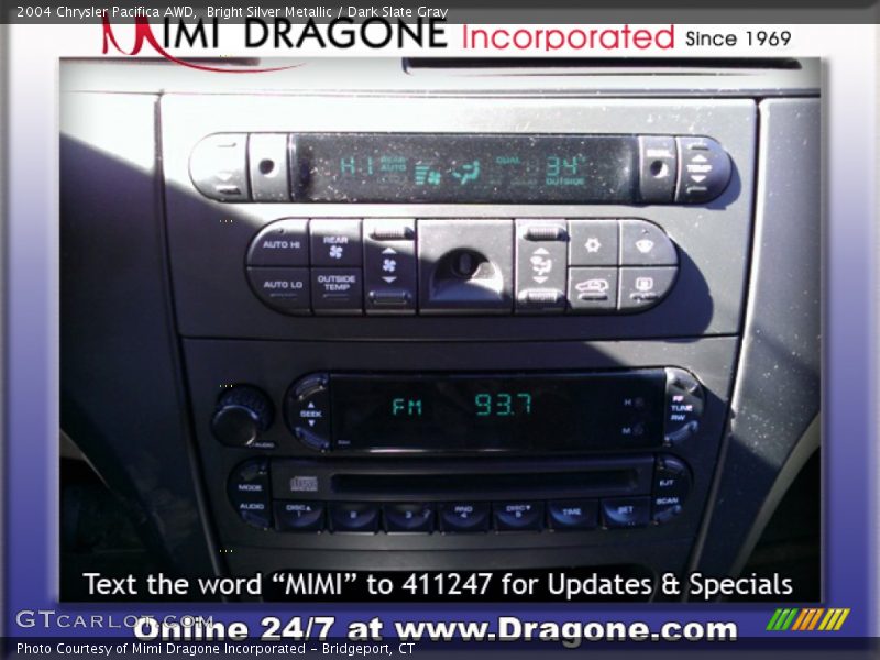 Bright Silver Metallic / Dark Slate Gray 2004 Chrysler Pacifica AWD