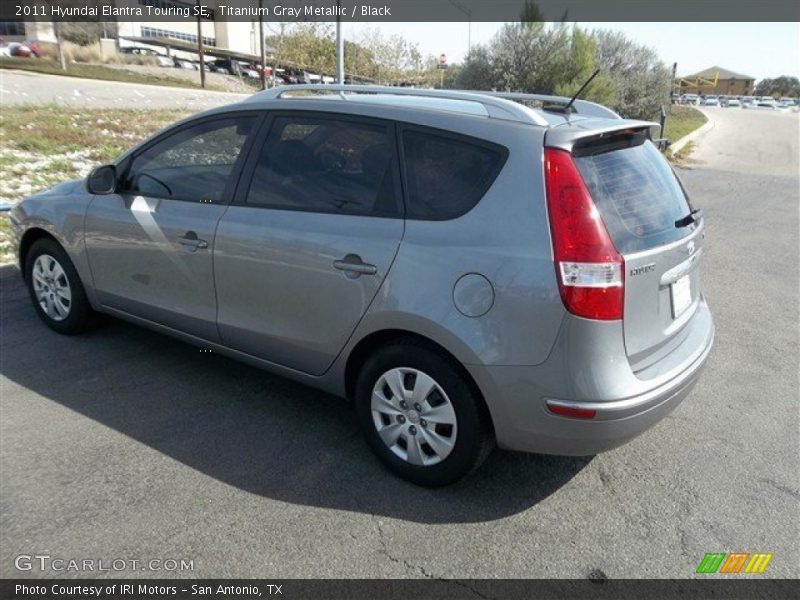 Titanium Gray Metallic / Black 2011 Hyundai Elantra Touring SE