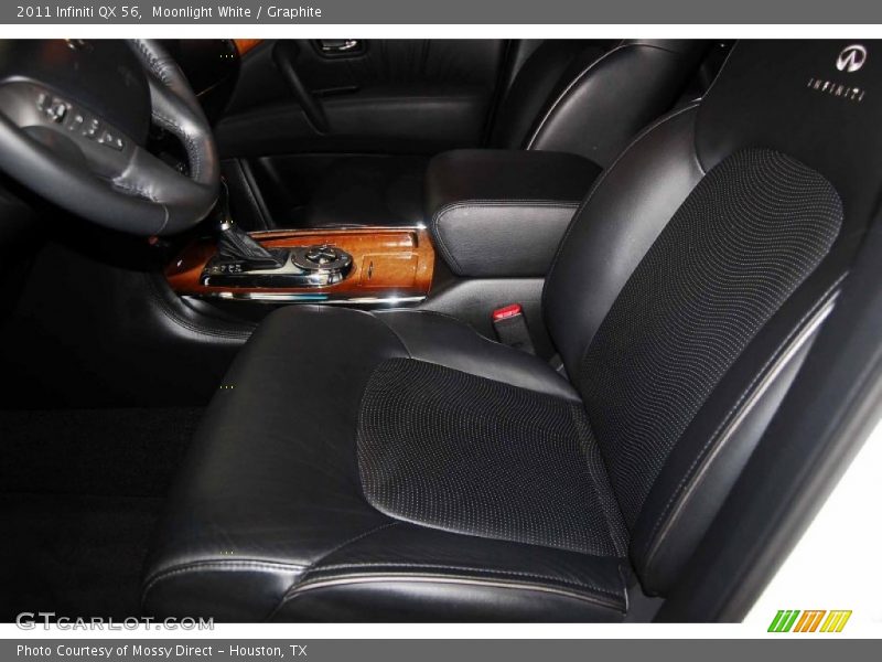 Moonlight White / Graphite 2011 Infiniti QX 56