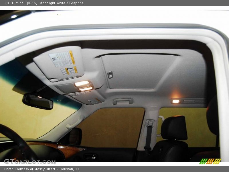 Moonlight White / Graphite 2011 Infiniti QX 56
