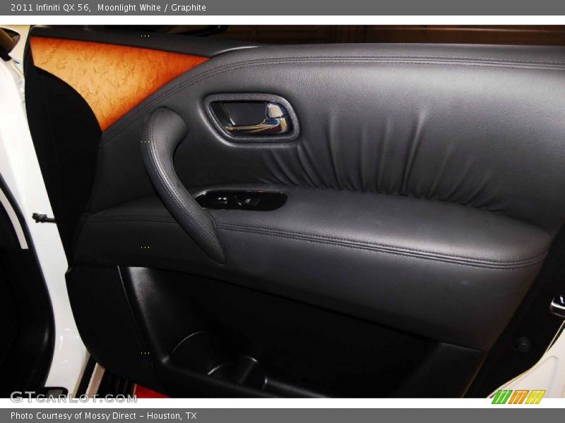 Moonlight White / Graphite 2011 Infiniti QX 56