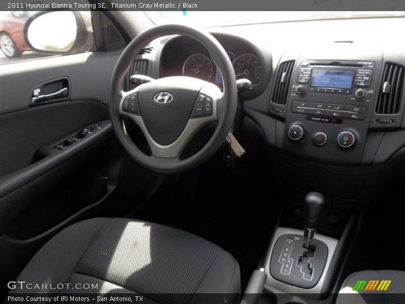 Titanium Gray Metallic / Black 2011 Hyundai Elantra Touring SE