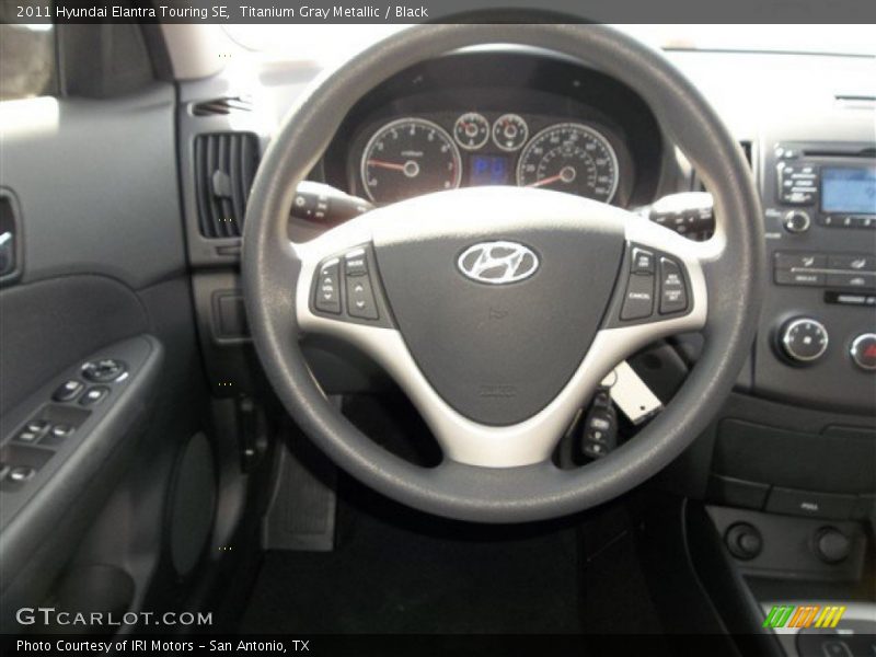 Titanium Gray Metallic / Black 2011 Hyundai Elantra Touring SE
