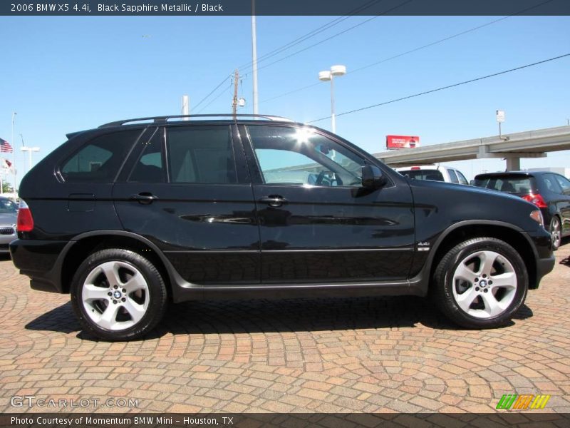 Black Sapphire Metallic / Black 2006 BMW X5 4.4i