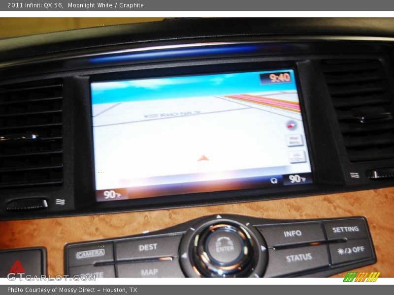 Moonlight White / Graphite 2011 Infiniti QX 56