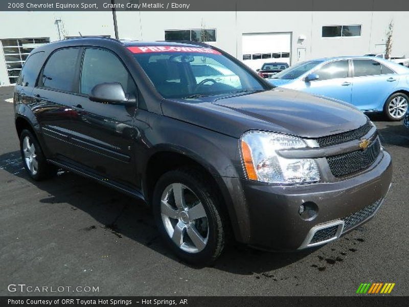 Granite Gray Metallic / Ebony 2008 Chevrolet Equinox Sport