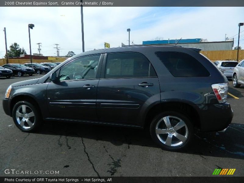 Granite Gray Metallic / Ebony 2008 Chevrolet Equinox Sport