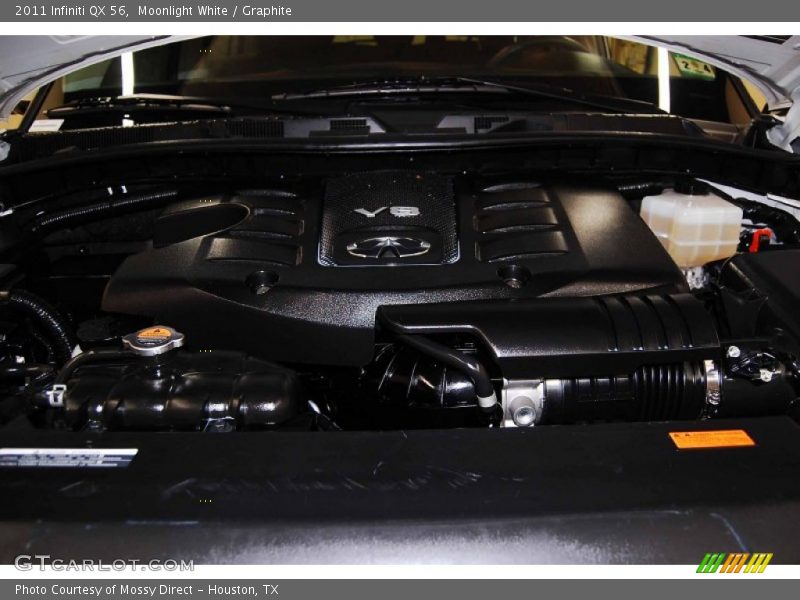 Moonlight White / Graphite 2011 Infiniti QX 56
