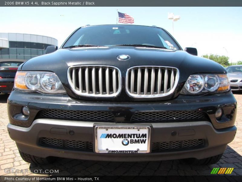 Black Sapphire Metallic / Black 2006 BMW X5 4.4i