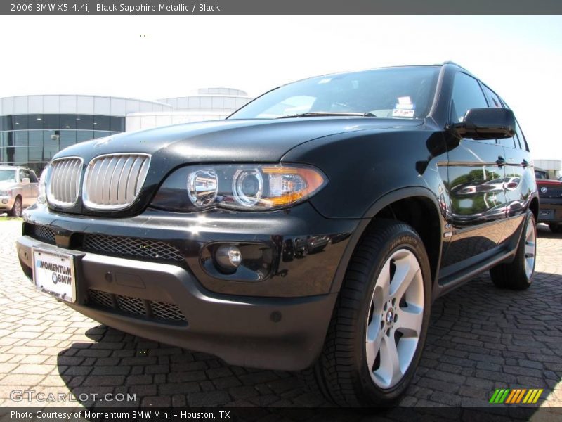 Black Sapphire Metallic / Black 2006 BMW X5 4.4i