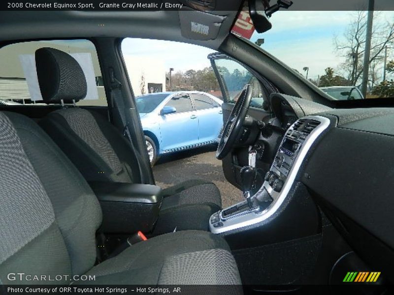 Granite Gray Metallic / Ebony 2008 Chevrolet Equinox Sport