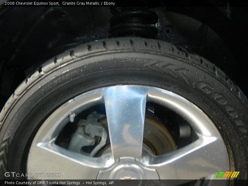 Granite Gray Metallic / Ebony 2008 Chevrolet Equinox Sport