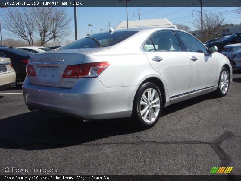 Tungsten Pearl / Black 2012 Lexus ES 350