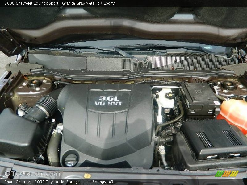 Granite Gray Metallic / Ebony 2008 Chevrolet Equinox Sport