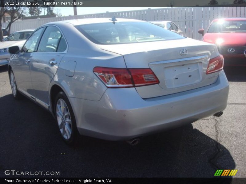 Tungsten Pearl / Black 2012 Lexus ES 350