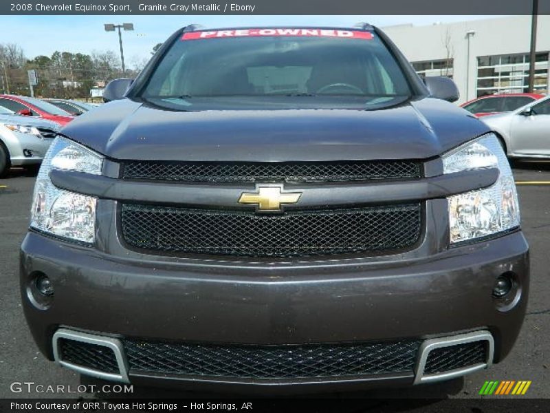 Granite Gray Metallic / Ebony 2008 Chevrolet Equinox Sport