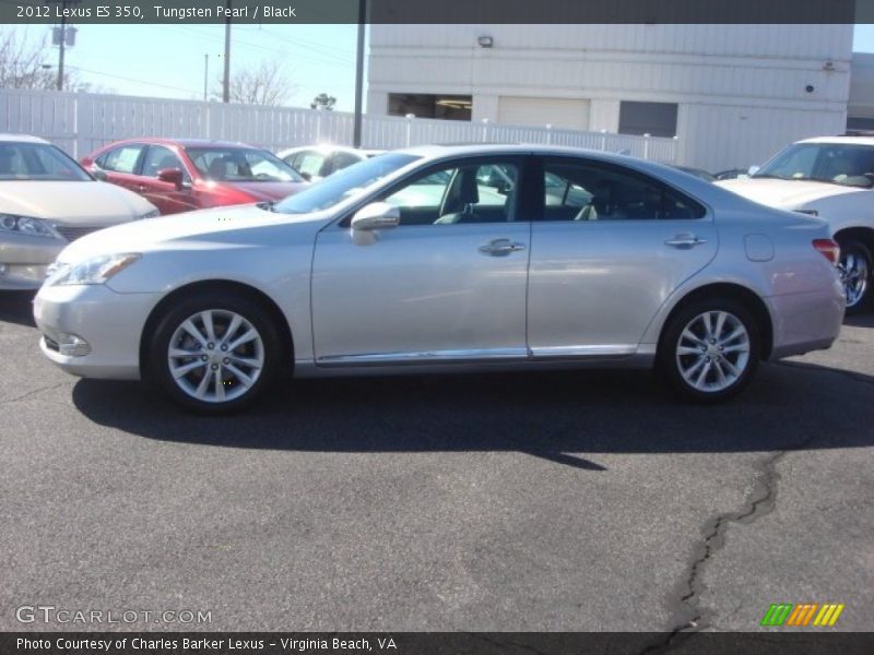 Tungsten Pearl / Black 2012 Lexus ES 350