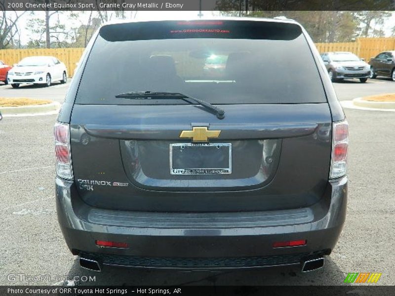 Granite Gray Metallic / Ebony 2008 Chevrolet Equinox Sport