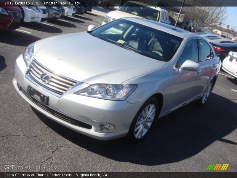 Tungsten Pearl / Black 2012 Lexus ES 350