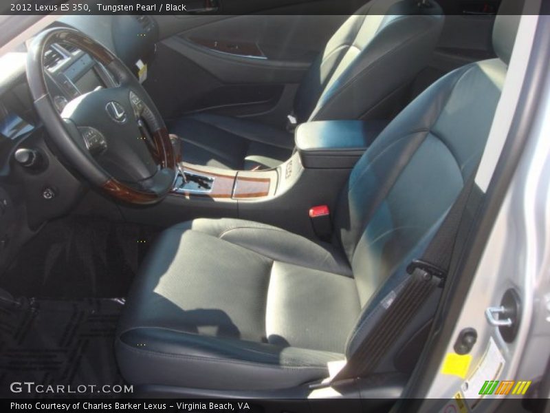 Tungsten Pearl / Black 2012 Lexus ES 350