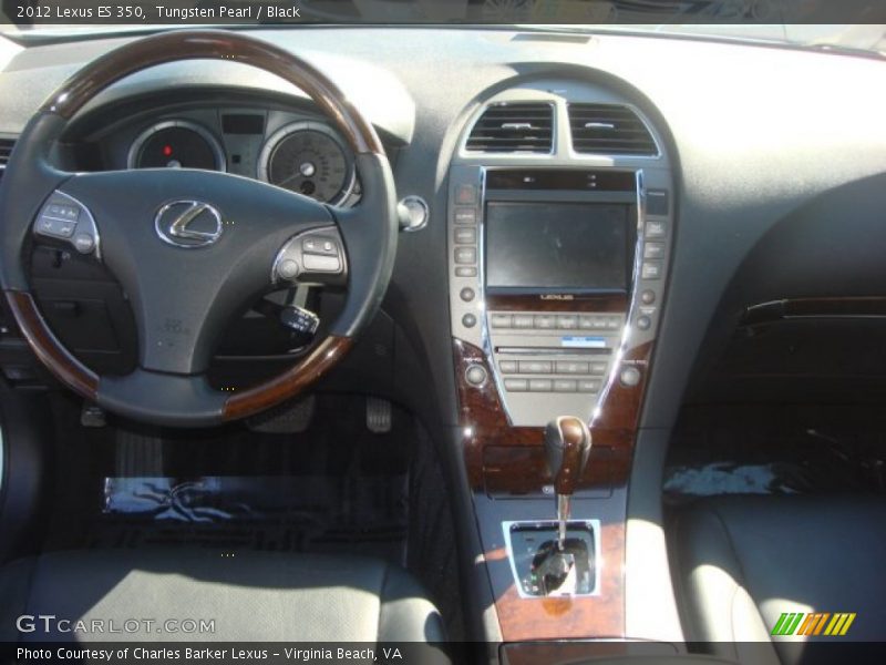 Tungsten Pearl / Black 2012 Lexus ES 350