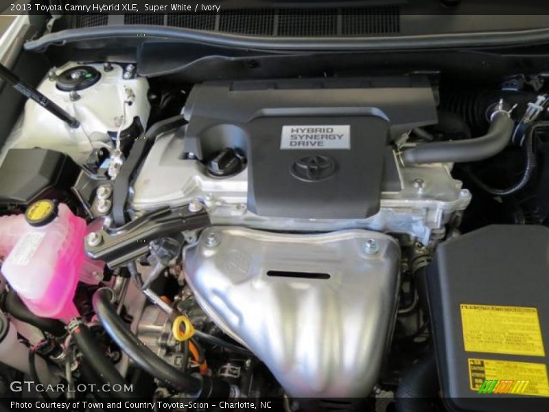Super White / Ivory 2013 Toyota Camry Hybrid XLE