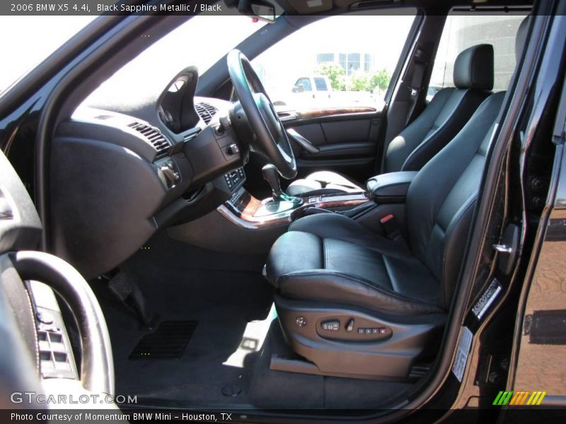 Black Sapphire Metallic / Black 2006 BMW X5 4.4i