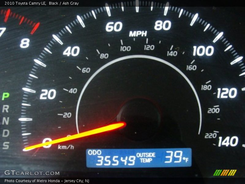 Black / Ash Gray 2010 Toyota Camry LE