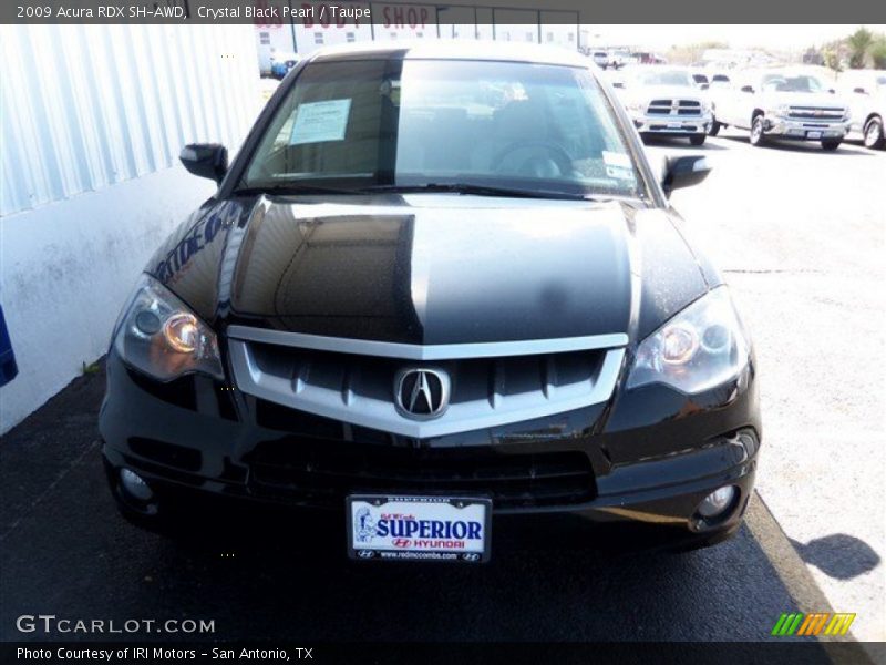 Crystal Black Pearl / Taupe 2009 Acura RDX SH-AWD