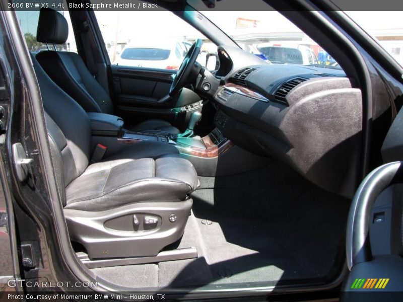 Black Sapphire Metallic / Black 2006 BMW X5 4.4i
