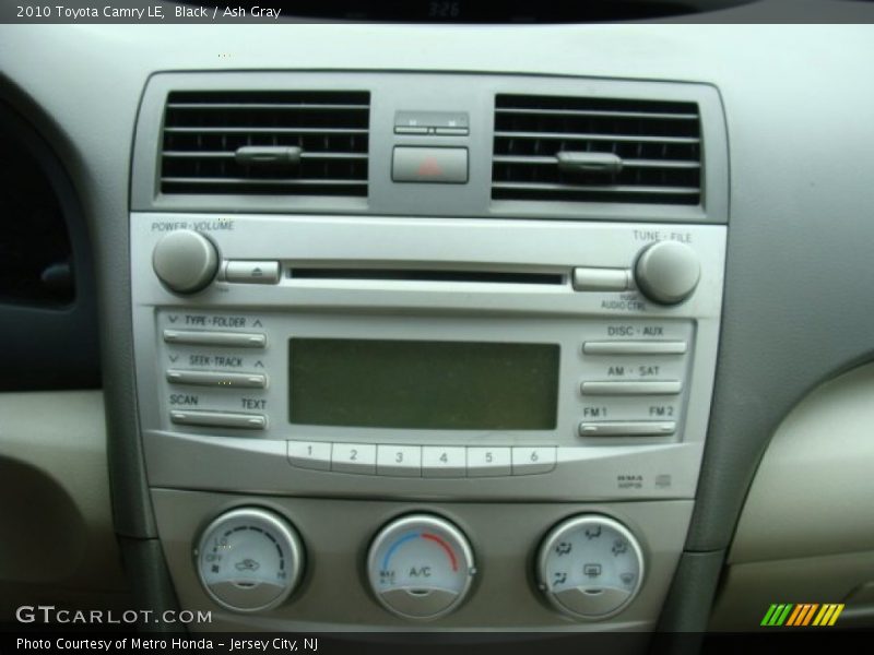 Black / Ash Gray 2010 Toyota Camry LE