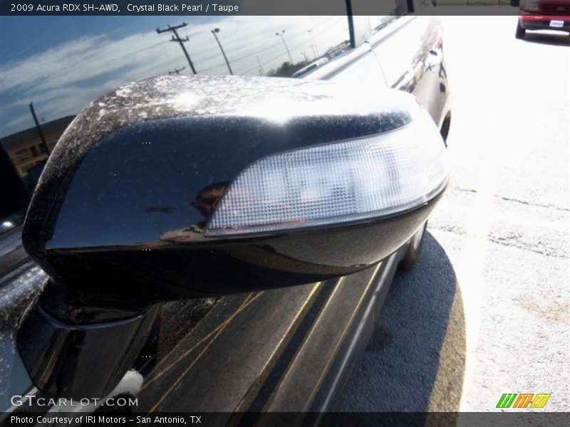 Crystal Black Pearl / Taupe 2009 Acura RDX SH-AWD