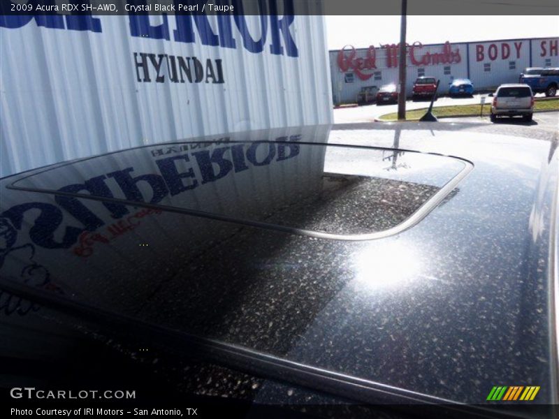 Crystal Black Pearl / Taupe 2009 Acura RDX SH-AWD
