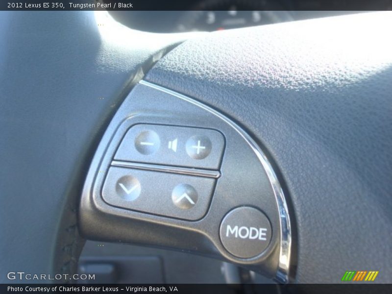 Tungsten Pearl / Black 2012 Lexus ES 350