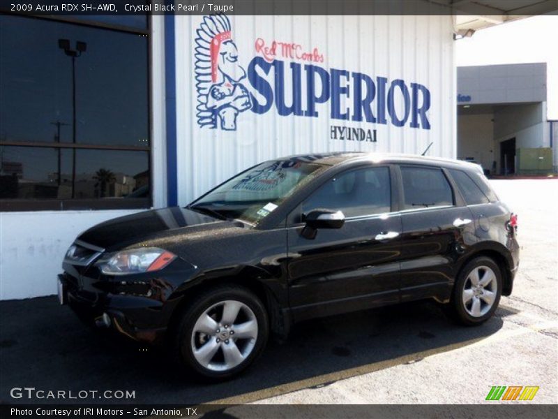 Crystal Black Pearl / Taupe 2009 Acura RDX SH-AWD