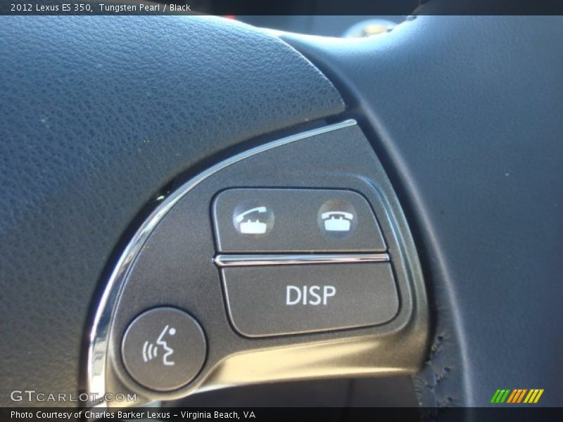 Tungsten Pearl / Black 2012 Lexus ES 350