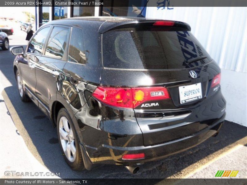 Crystal Black Pearl / Taupe 2009 Acura RDX SH-AWD
