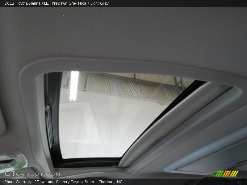 Predawn Gray Mica / Light Gray 2013 Toyota Sienna XLE