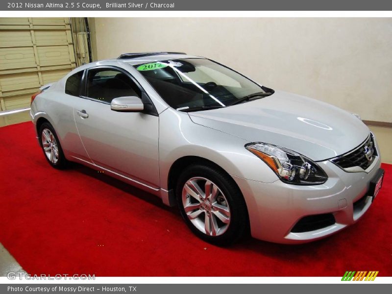 Brilliant Silver / Charcoal 2012 Nissan Altima 2.5 S Coupe