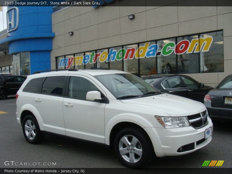 Stone White / Dark Slate Gray 2010 Dodge Journey SXT