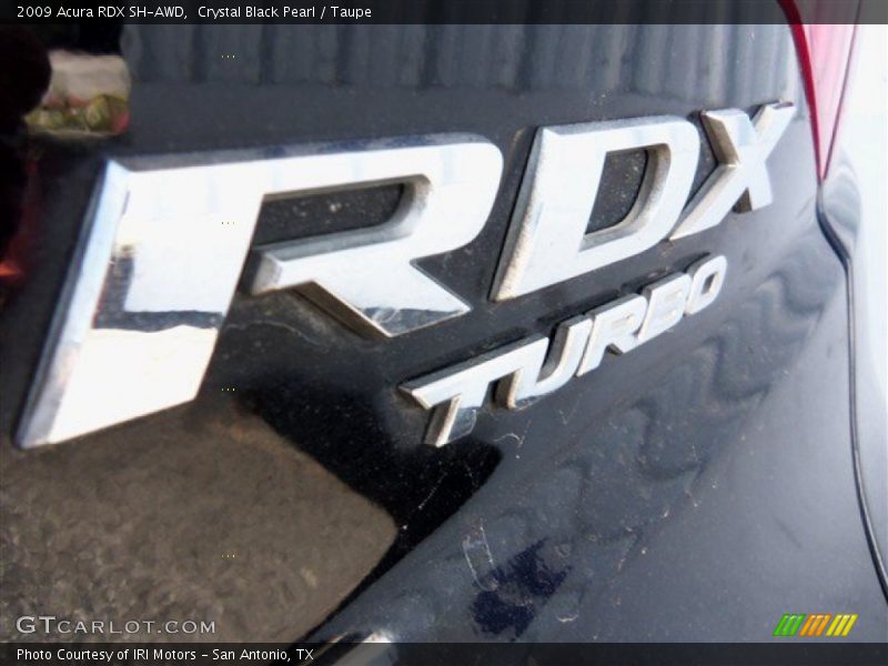 Crystal Black Pearl / Taupe 2009 Acura RDX SH-AWD