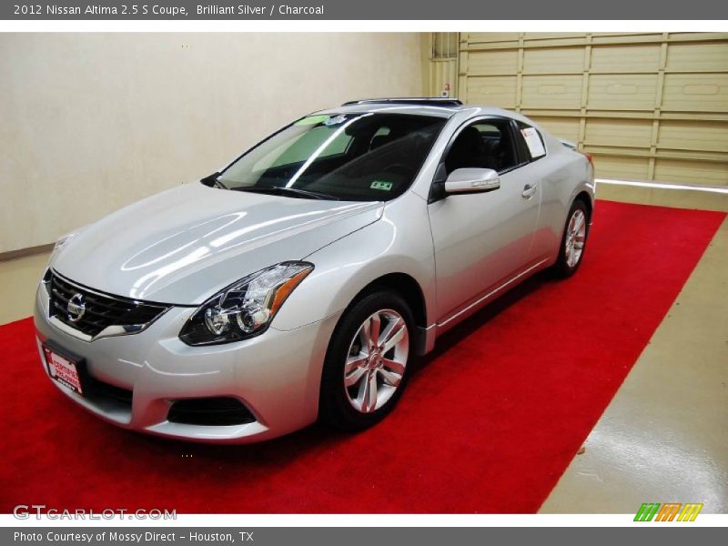 Brilliant Silver / Charcoal 2012 Nissan Altima 2.5 S Coupe