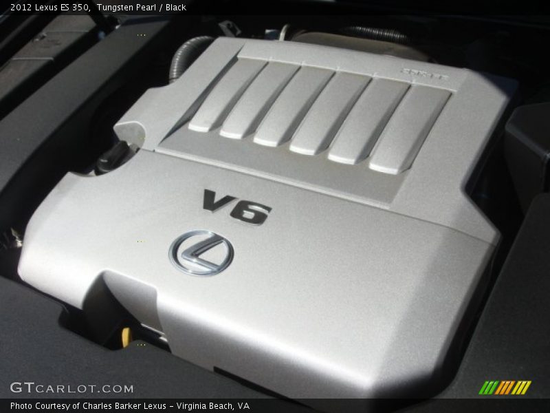 Tungsten Pearl / Black 2012 Lexus ES 350