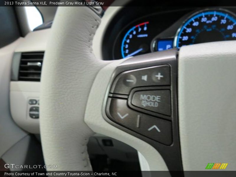 Predawn Gray Mica / Light Gray 2013 Toyota Sienna XLE