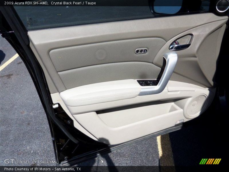 Crystal Black Pearl / Taupe 2009 Acura RDX SH-AWD