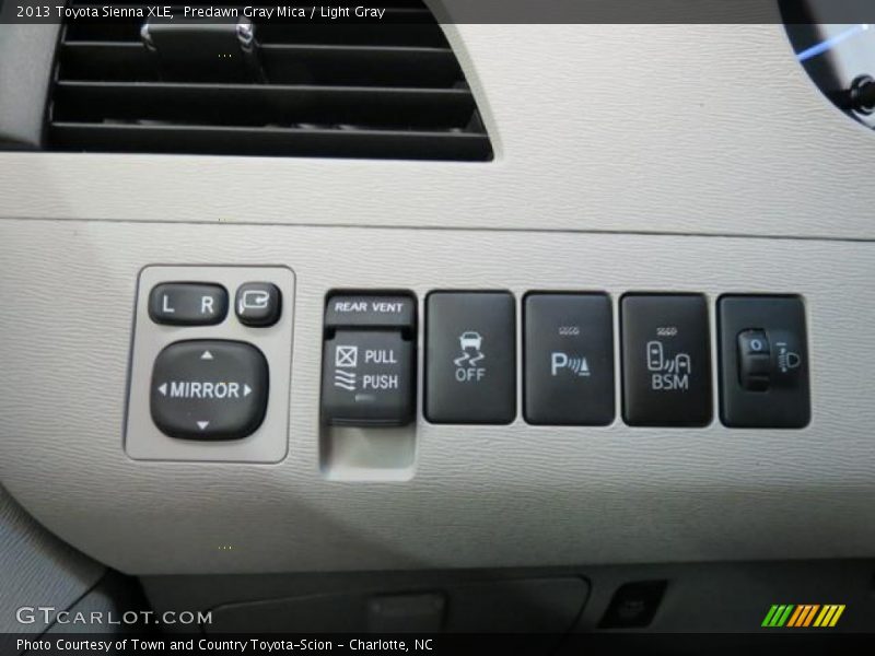 Predawn Gray Mica / Light Gray 2013 Toyota Sienna XLE