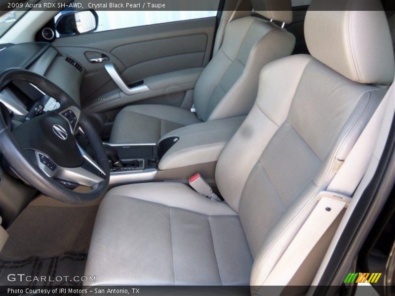 Crystal Black Pearl / Taupe 2009 Acura RDX SH-AWD
